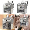 Portable Pet Cat Carrier Backpack Travel Bag with Shoulder Strap Transparent Window Tote Breathable for Kitten Puppy Travel