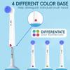 Soft Toothbrush Heads Compatible with Oral B Electric Toothbrush, Replacement Brush Head for OralB 1000 100 1500 500 7500 8000
