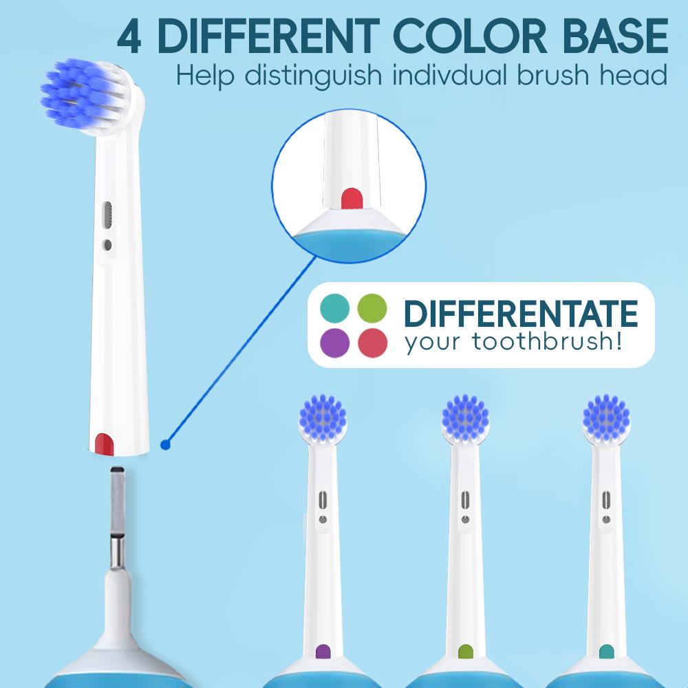 Compatible with Oral B Electric Toothbrush Replacement Toothbrush Brush Heads, Soft Toothbrush Head for OralB Sensitive Gum Care
