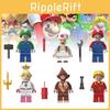 Buntes Mario Brothers Actionfiguren-Bausteinset aus ABS-Kunststoff