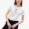 Set In Sleeve T Shirt Women's White F11W138151FWT