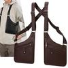 Retro Strap Crossbody Bag, Multi-functional Shoulder Bag, Outdoor Sports Jacket, Phone Bag