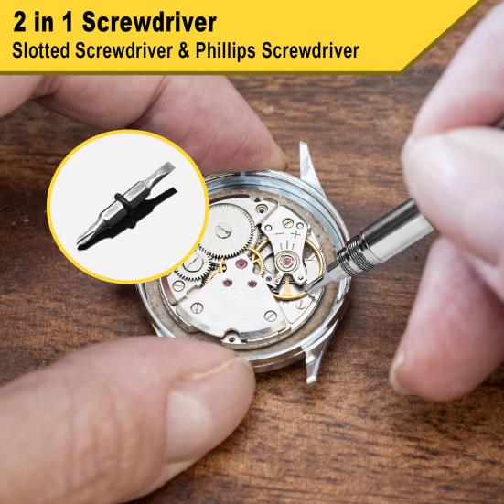 Penna Multiuso 9-in-1 con Luce LED e Apribottiglie, Cacciaviti, Stilo, Penna Stilografica, Regali per Calze di Natale, Regali Elefante Bianco, Regalo