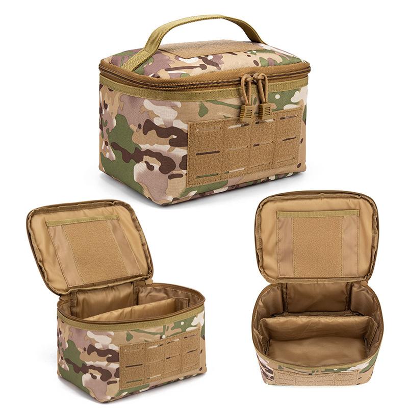 Portable Rifle Cartridge Bag Pistol Ammo Pouches Ammunition Box for Outdoor Hunting Shooting Bullet Storage EDC Handbag
