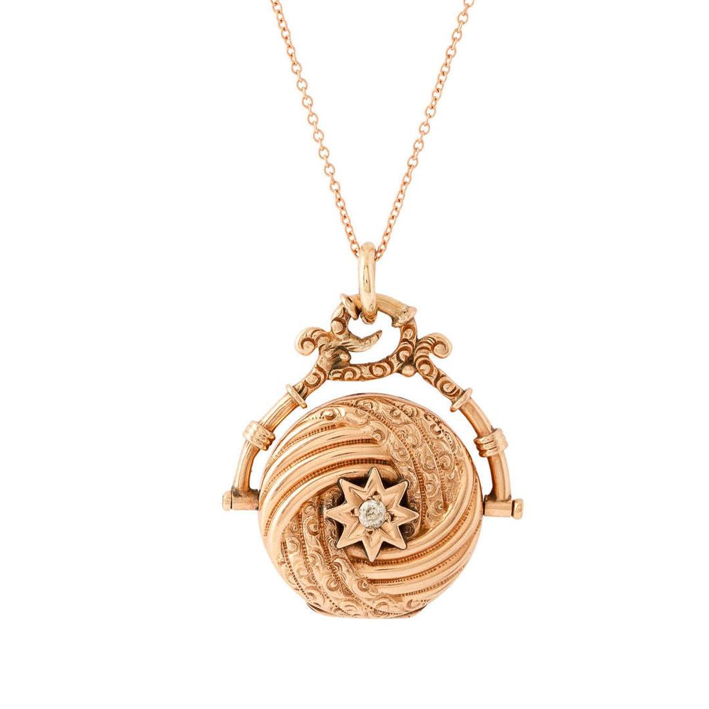Personalized Necklace Open And Close Moon Zircon Photo Album Pendant Necklace Collarbone Chain Electroplated Gold Color Retention