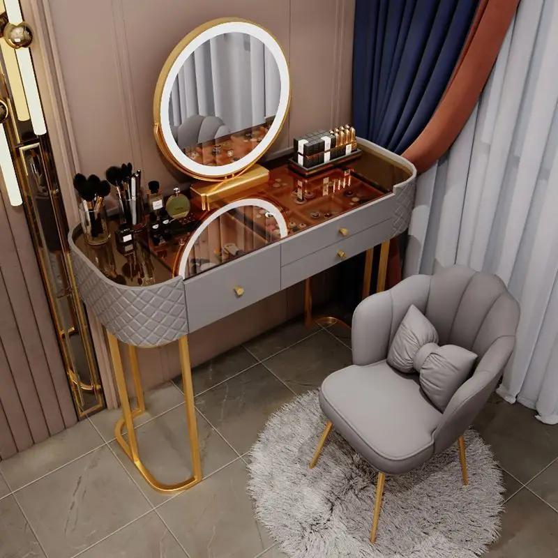 Women Drawers Dressers Makeup Small Storage Girl Luxury Dressers Vanity Desk Penteadeira Para Quarto Bedroom Furniture