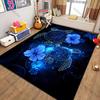 Magic Glowing Turtle Theme Printed Carpet Living Room Bedroom Sofa Office Large Area Decorative Mat Kids Play Rugs Large Size