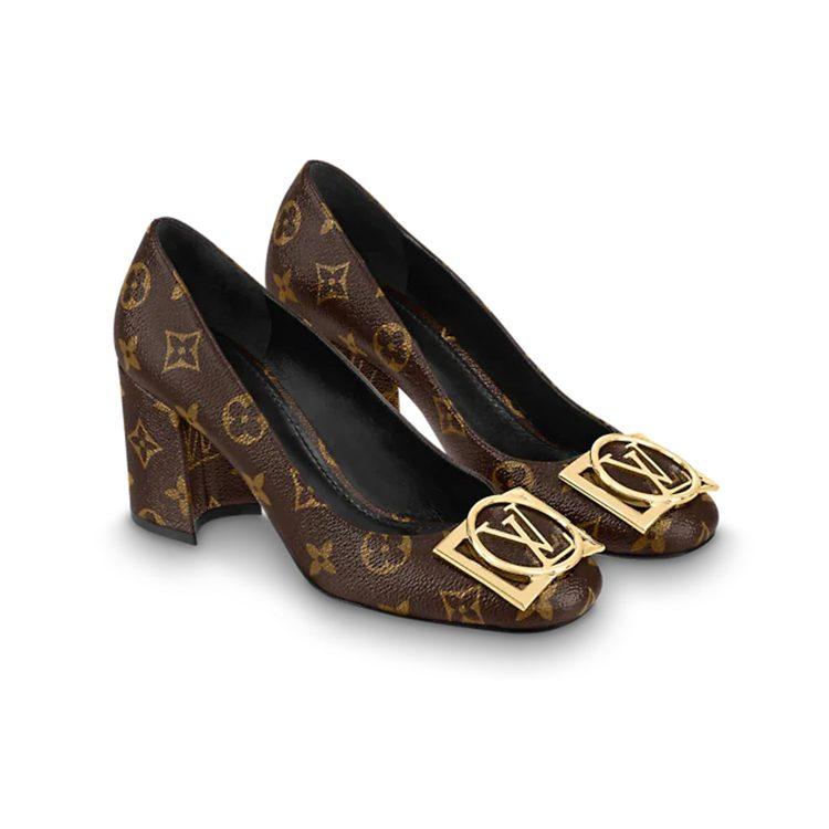 Louis Vuitton Madeleine High Heels Women's Brown 1A8N8L
