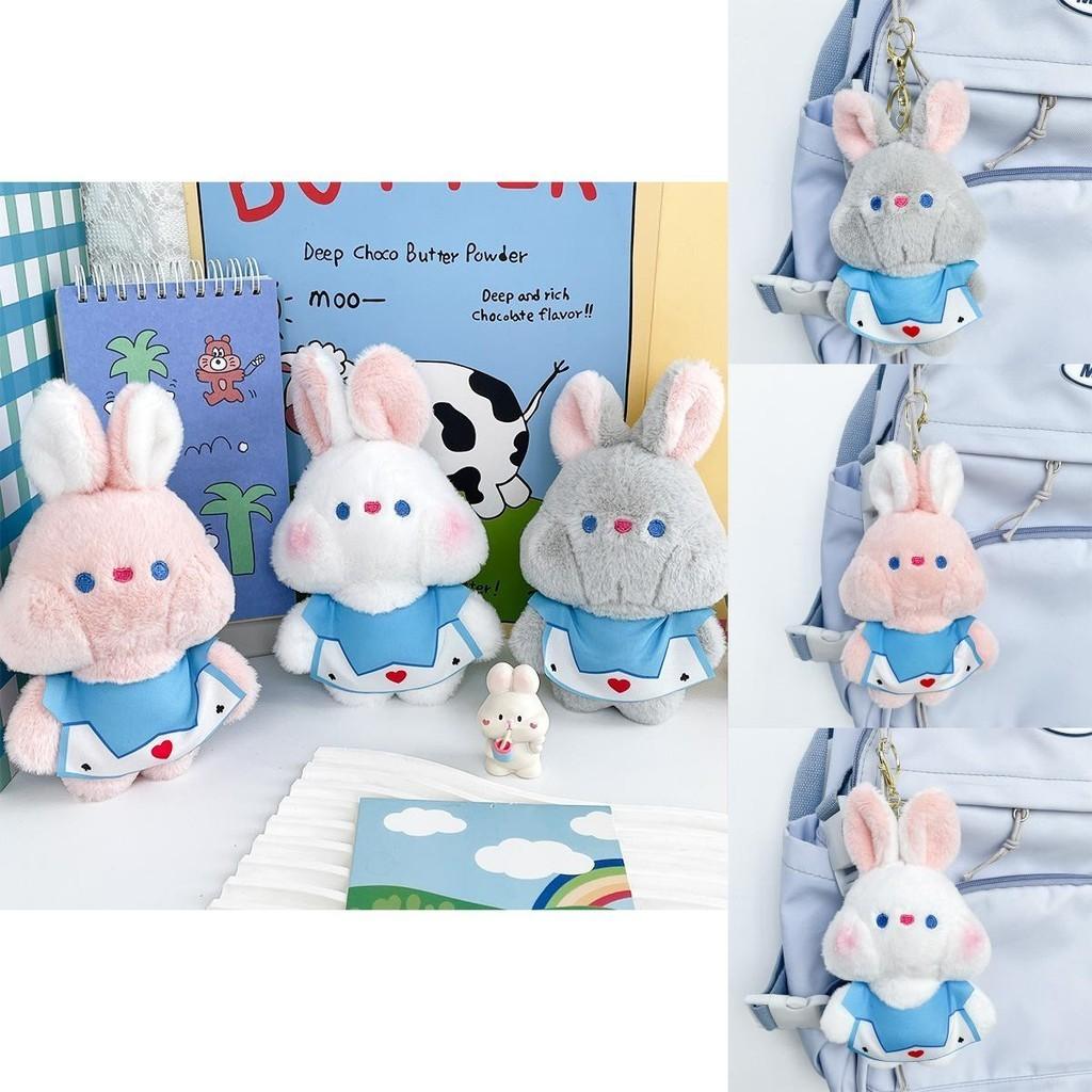 Adorable Plush Bunny Keychain Toy Soft Lilith Rabbit Doll Stuffed Animal Bag Charm