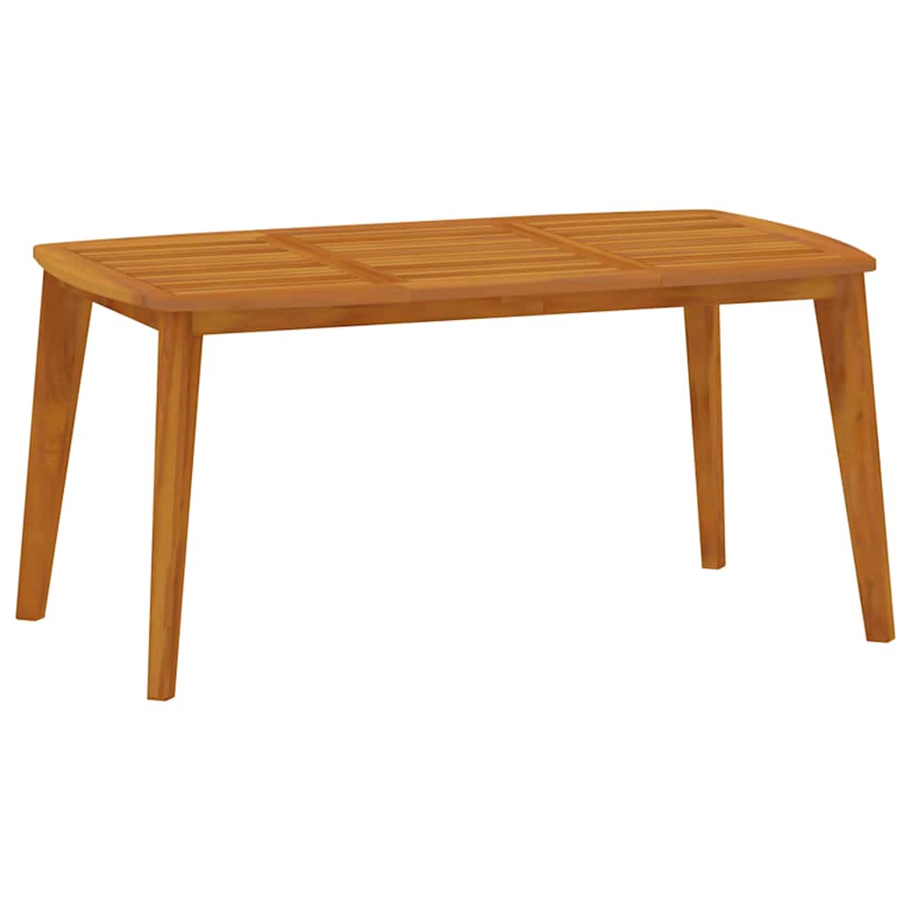 Set da Pranzo da Giardino a 5 Pezzi in Legno Massello di Acacia