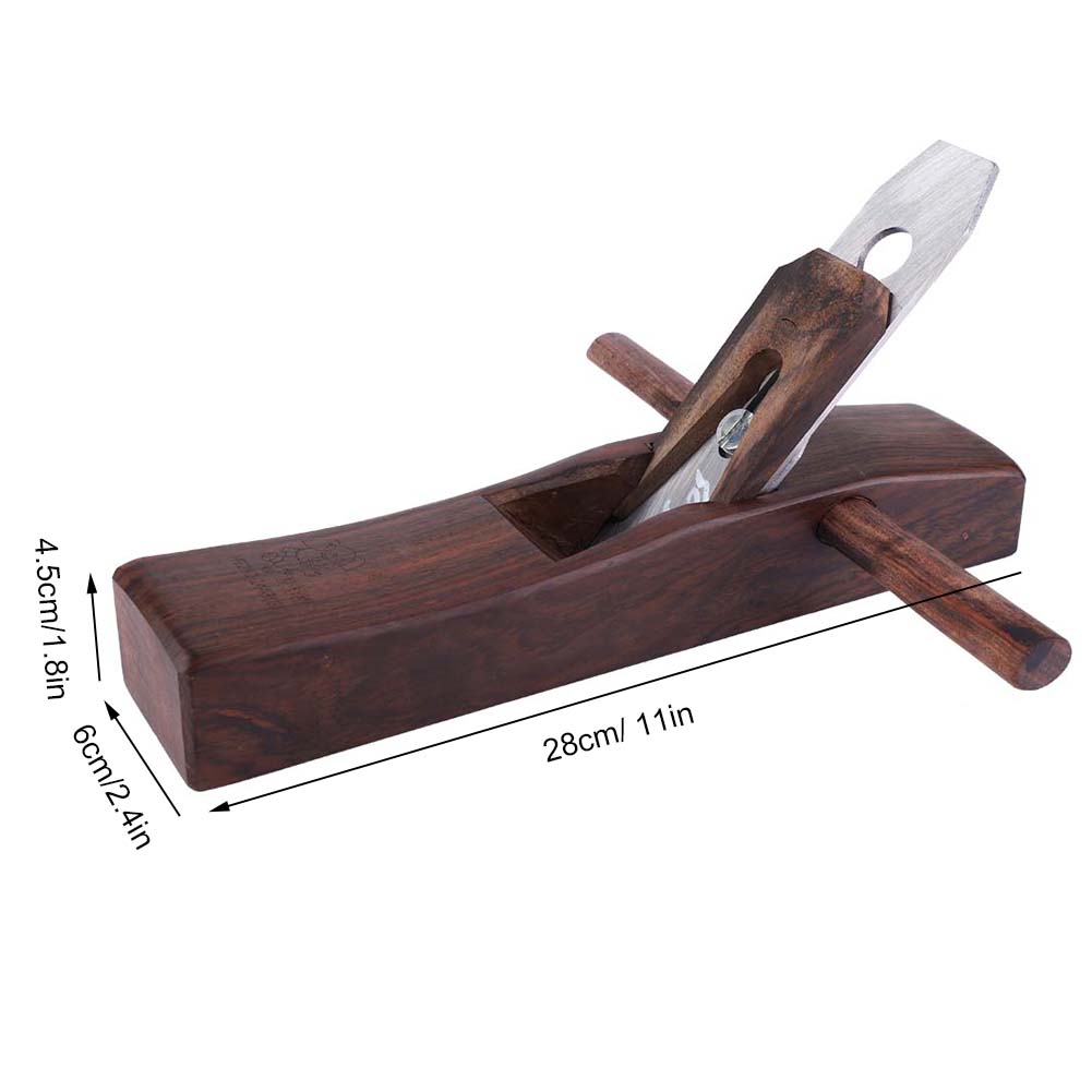 Woodworking Hand Planer,   Steel Planer Tool with Push Handle and Brass Mouth for Wood Carpenter
