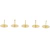 50Pcs/Set Butterfly Clutch Tie Tacks Pin Back Replacement Blank Pins Gold