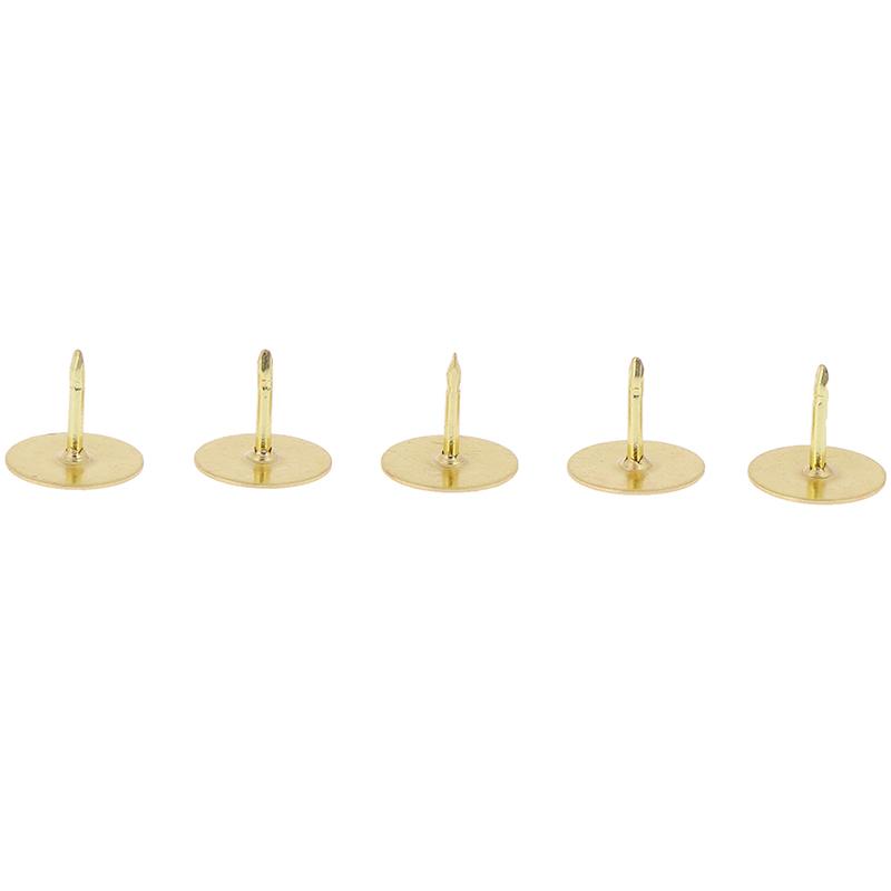 50Pcs/Set Butterfly Clutch Tie Tacks Pin Back Replacement Blank Pins Gold
