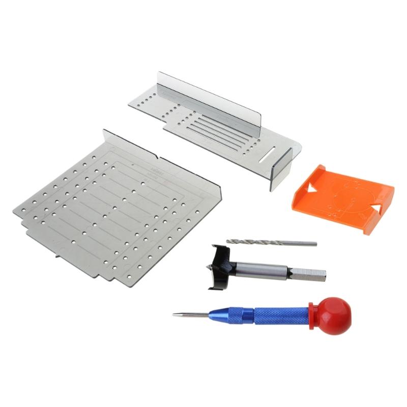 Wood Drilling Dowelling Guide Cabinet Hardware for Handle Knob Pull Installation