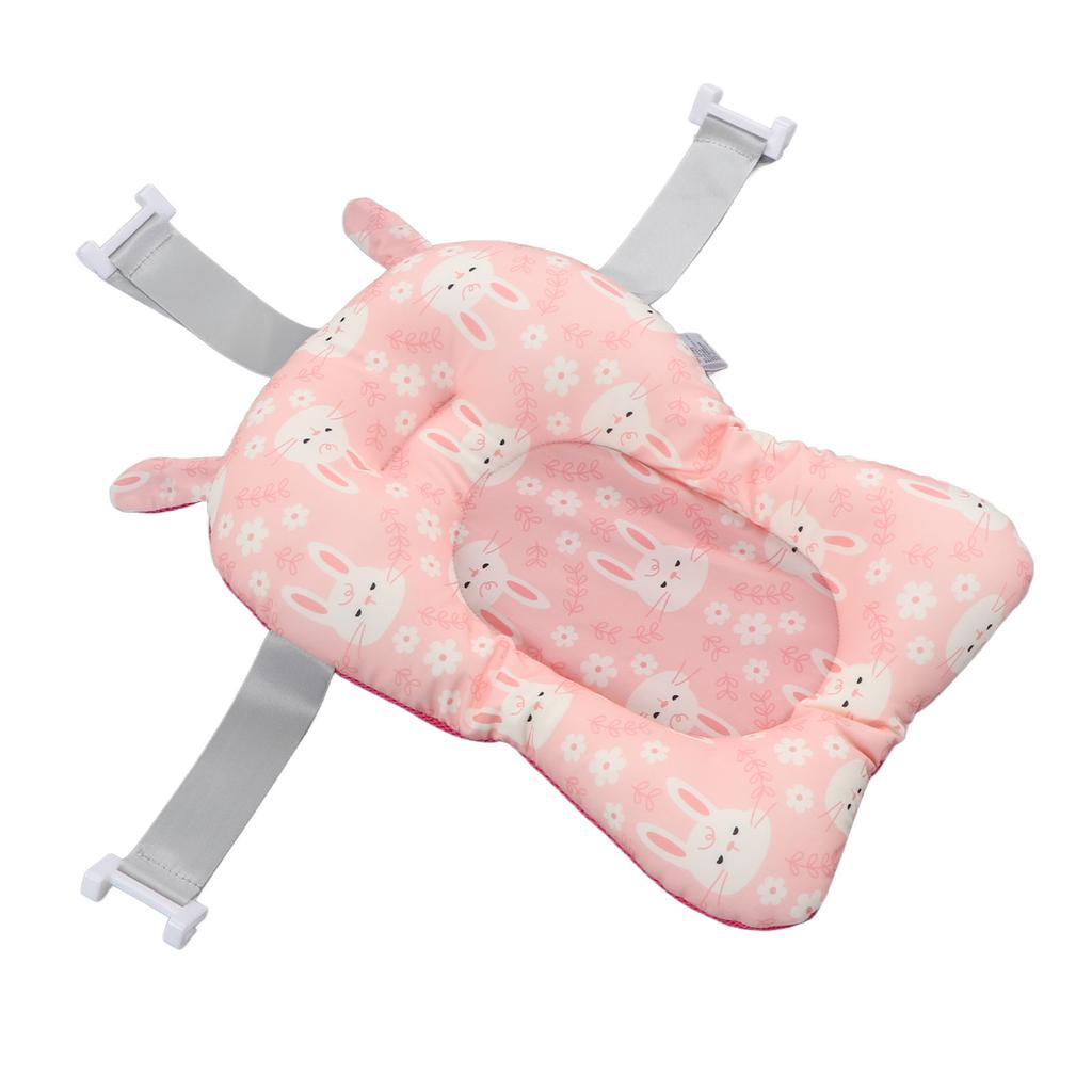 Tapis de bain pour bébé Antidérapant Doux Séchage Rapide Léger Assis et Couché Coussin de bain pour nourrisson pour nouveau-né