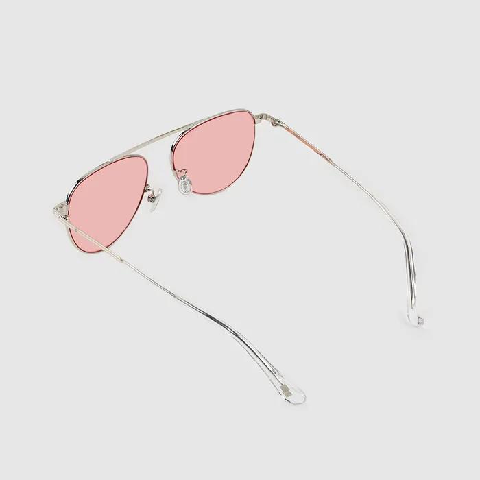 Tinted Sunglasses Fashion Item_ROW_Silver Pink Tint