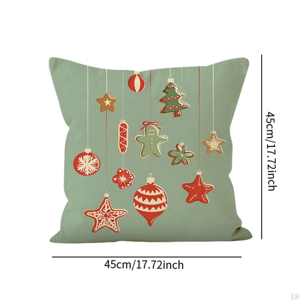 Christmas Decorative Pillow Cover for Home Use, Cushion Case Winter