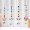 Exquisite Butterfly Prism Pendant Unique Window Hanging Suncatchers Crystal Wind Chime  Balcony