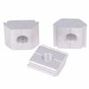 5Pcs Aluminum Alloy Material Solar Panel Mounting Bracket Corrosion Resistant Sliding T-Slot Design PV Mid & End Clamp
