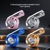 Llavero con Sonido de Mini Turbo Linterna LED Portátil Colgante Ligero de Plástico para Llavero de Coche Actividad Nocturna al Aire Libre