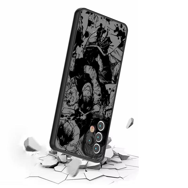 Anime Jujutsu Kaisen Toji Phone Case for Samsung Galaxy S24 S23 S22 S21 S20 Plus Ultra FE A73 A72 A71 A52 A51 A32 Note 20 Case