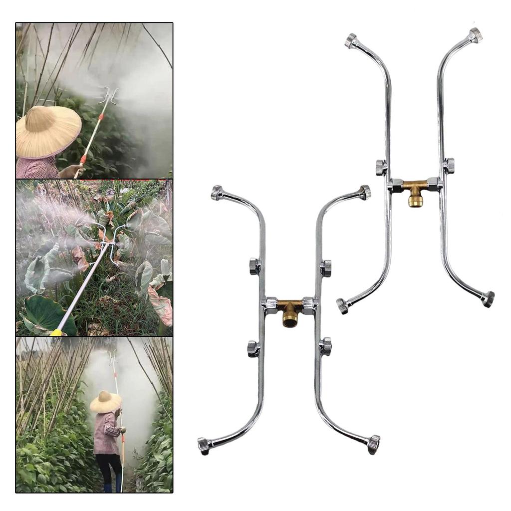 Gardening Spray Head M14*1.5mm Universal Fine Mist Nozzles Sprinkler Multi Head Spraying for Watering Cleaning Fruit Patio Lawn