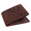 LONDON ALLEY Elk Vintage Brown Men's Leather Wallet.