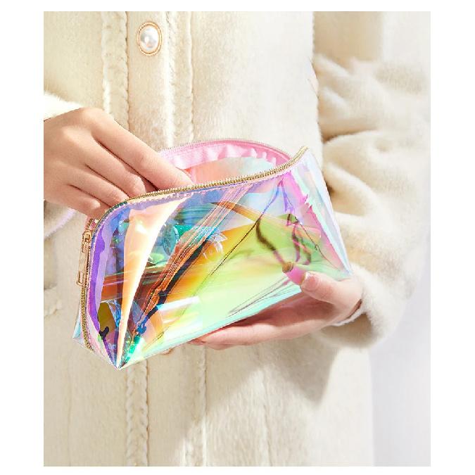 PVC Women Travel Transparent Storage Bag Toiletries Organize Waterproof Cosmetic Bag Portable MakeUp Bag Female Wash Bag