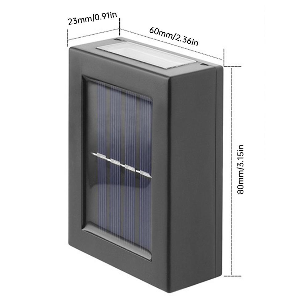 New Wall Solar Lights Waterproof Garden Solar LED Light for Outdoor Lighting Street Lamp Home Balcony Porch Yard Decoration