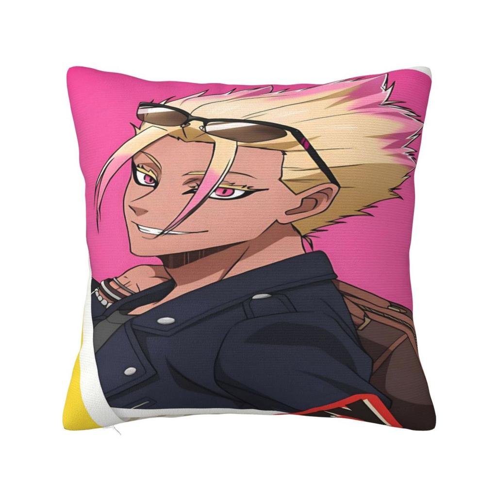 Pillow Case Anime Shidou R-Ryusei Square Pillow Cover Retro Trendy Cushion Cover Graphic Pillowcases For Sofa Bedroom Home Decor