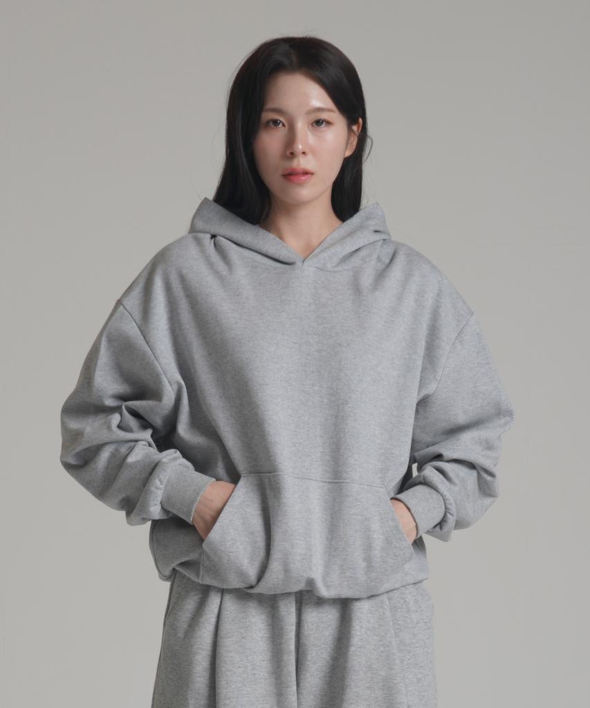 [2Pack] Loose Fit Crop Easy Hoodie (3 Colors)