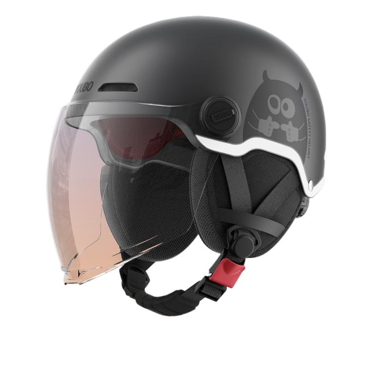Electric Car Helmet Couple Four Seasons Universal Battery Motorcycle Men's Half Helmet Helmet