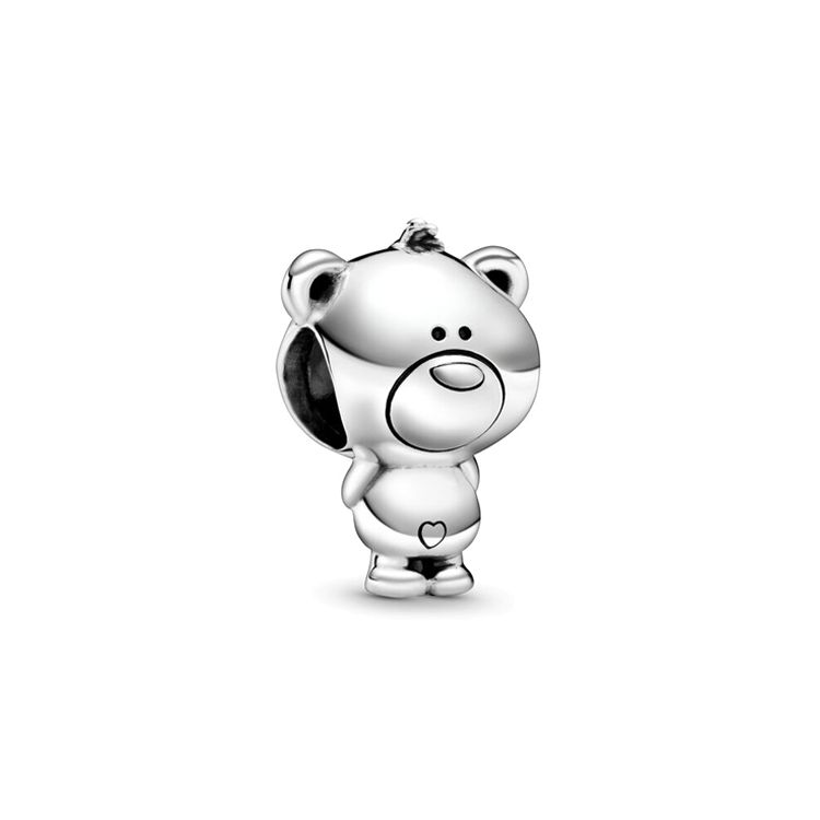 Pandora Xie Ao Bear Baby Charm Unisex Charm 798695C00 Silver