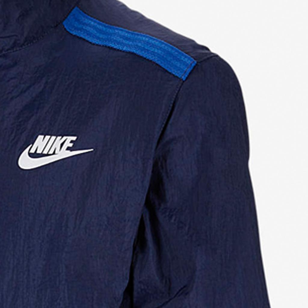 Nike Sportswear Logo Jacket And Pants Casual Sports Set Kids Sets Dark-Navy FD9267-410