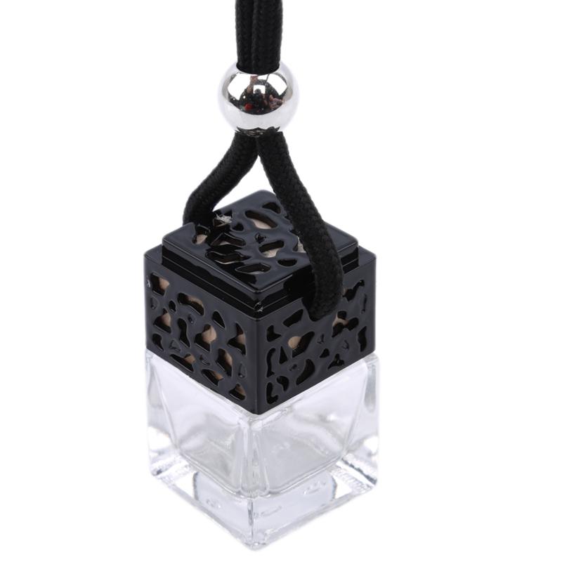 Odorizant Ornament Sticlă de parfum Pandantiv Uleiuri esențiale Sticla de parfum pentru mașină Auto Sticlă de sticlă suspendată Stil auto