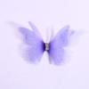 50Pcs Colorful Chiffon Butterfly Embroidered Patches Clothes Sewing Patch  Bridal Hair Accessories