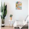 pirational Quotes I Am Brave Kind Loved Framed Canvas Wall Art Decor 11×14 inch, Positive Affirmations Print Painting Artwork Home Wall Decoration
