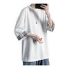 [Culeevp] Summer Clothes, Men's T-shirt, Men's Short Sleeve, 3/4 Sleeve, Large Size, Plain, Quick Drying, Soft, Light, Fashion Clothes, Men's