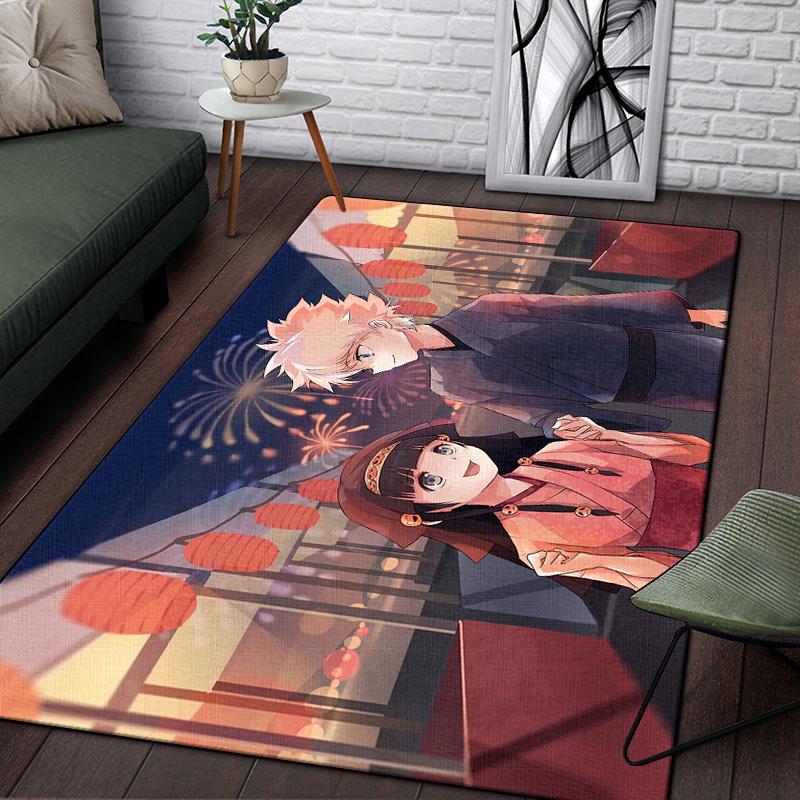 Hunter X Hunter Carpet for Living Room,Soft Flannel Rug for Bedroom ,Anti-Slip  BATHROOM Mat,  Baby Play Mat, Kitchen Mat