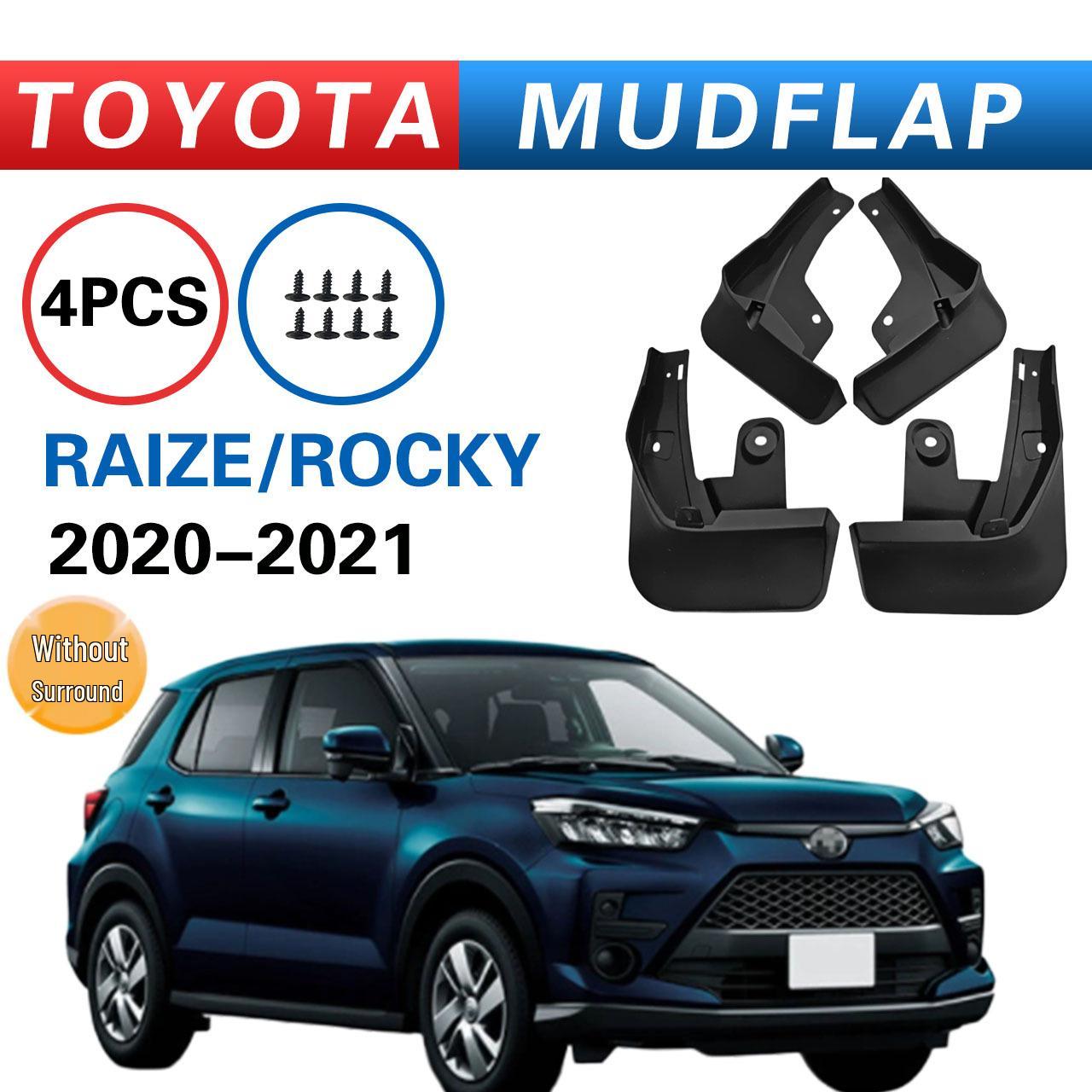 

Брызговики для Toyota Raize Rocky 2020-2021: Автоаксессуар для тюнинга