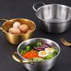 Thickened Noodles Bowl Stainless Steel Fruit Salad Bowls Multi-purpose Mixing Pot  Cooking