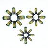 Dämmerwald Goldblatt Abnehmbare Nail Art Tips - 24 Stück