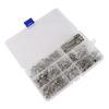 460Pcs 19 54mm Silver Safety Pins Set for Clothes Sewing DIY Craft
