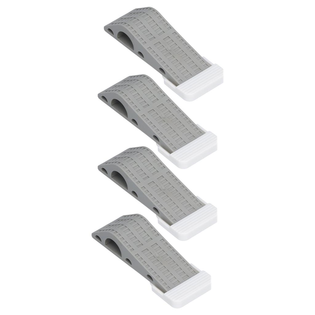 4Set Door Stoppers Non Slip Rubber Door Bottom Stop Wedge Accessories for Home Improvement