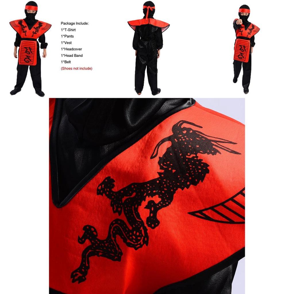 Stunning Kids Ninjago Cosplay Costume Ideal For Halloween And Parties With Soft Fabric