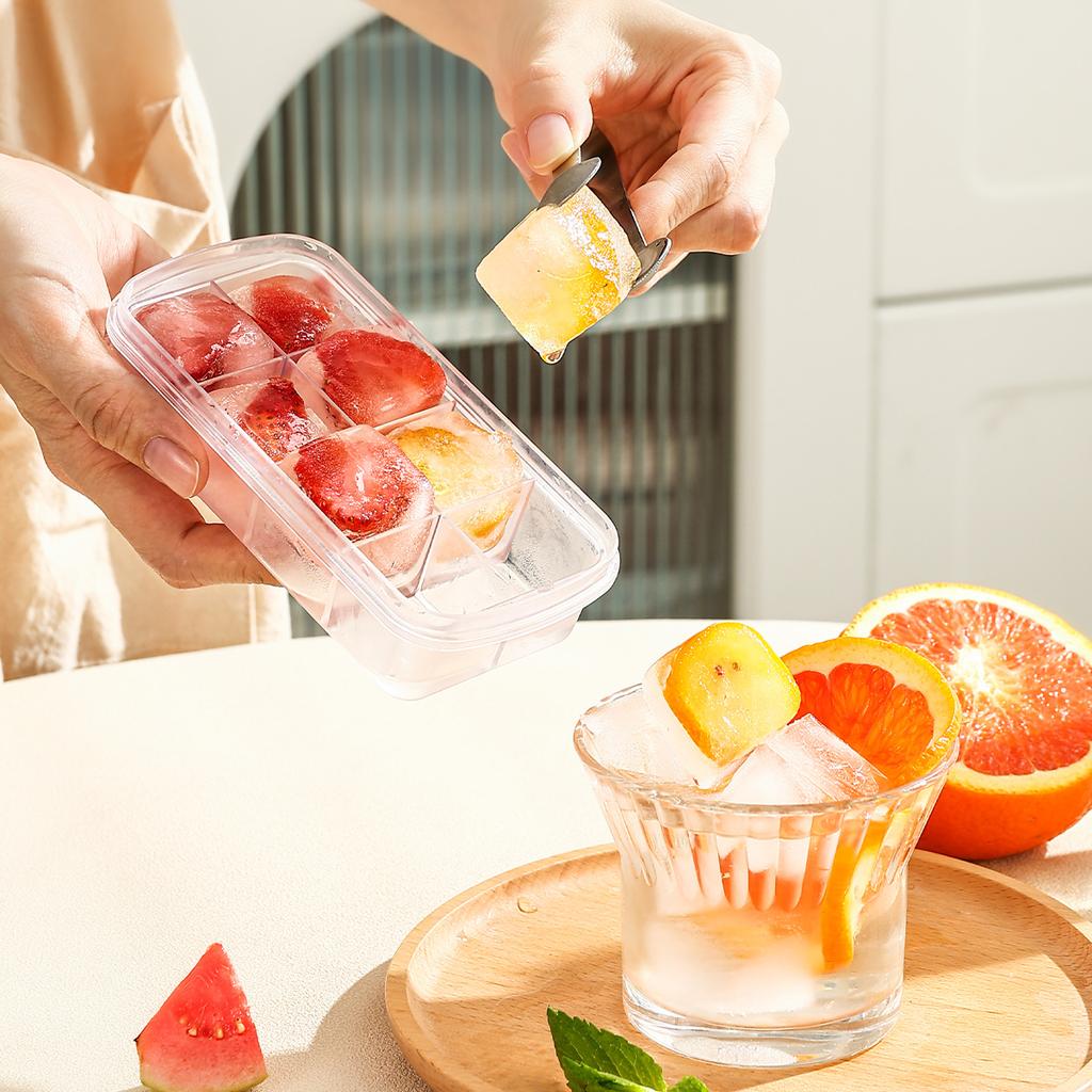 Transparent Ice Mold Multipurpose Ice Storage Box Mini Ice Cube Tray Plastic Ice Mould Kitchen Bar Ice Cube Maker Tools