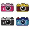 Retro Cartoon Colorful Camera Brooch: Trendy, Cute, Creative Design Badge
