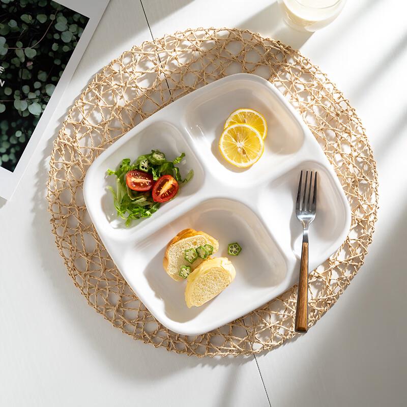 

Yangge Melamine Four-Compartment Divided Meal Tray
