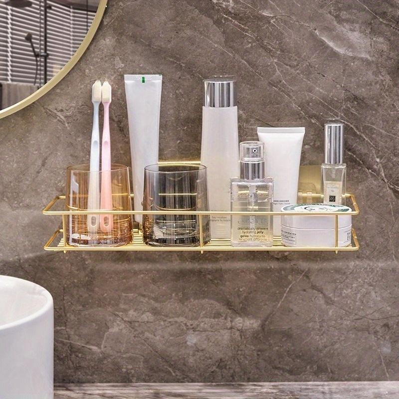 Schweberegale Badezimmerregal Organizer Hängeregal Über Toilette Selbstklebendes Wandregal für Schlafzimmer Küche Zuhause