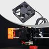 Black 7cm 7025 USB Powered Bearing Computer Case Cooling Fan 5V 2300RPM 28CFM for Router TV Box Ventilation